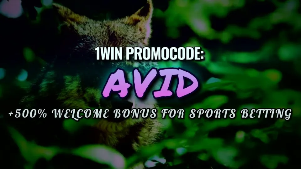 1win promocode AVID gives new players a welcome bonus of up to +500% on their first sports deposits